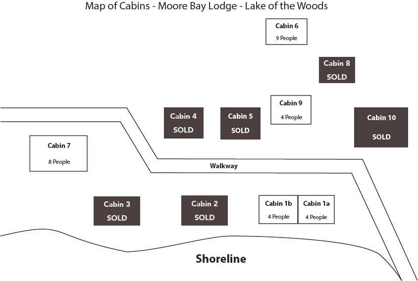 Lageplan von Moore Bay Lodge